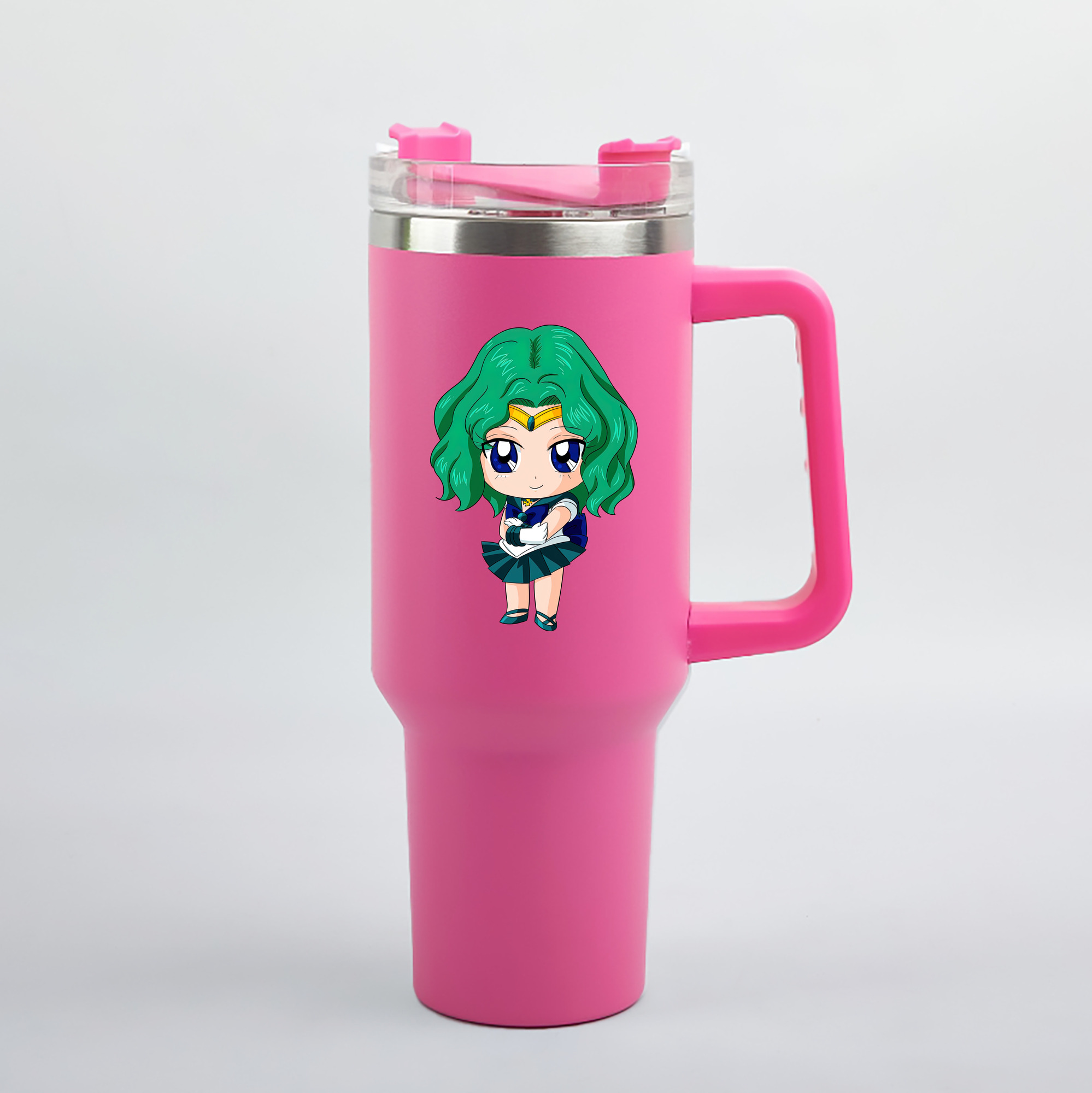 （画像用） 美少女戦士セーラームーン 海王 みちる（かいおう みちる） Sailor Moon Kaiou Michiru 1200mL車用タンブラー（カラープリント）
